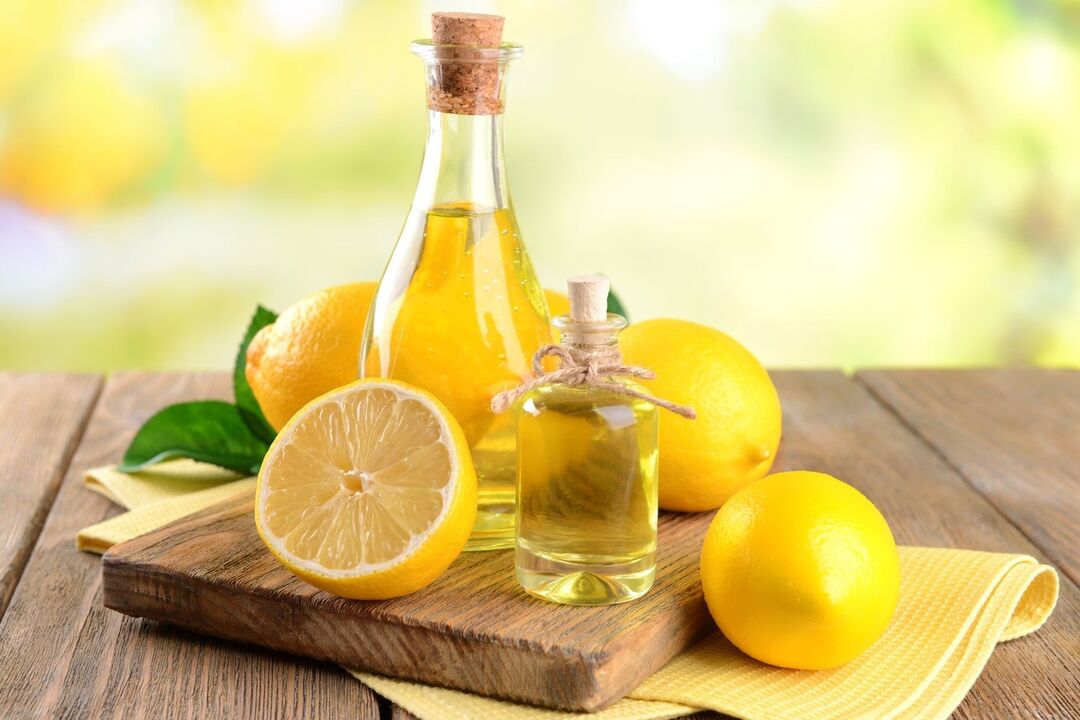 Lemon ether - yang utama untuk memutihkan kulit wajah