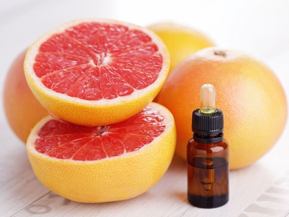 Minyak Grapefruit untuk peremajaan, pemutihan dan desinfeksi kulit wajah